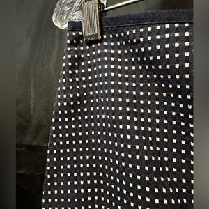 ANN TAYLOR NWT PENCIL SKIRT LINED Navy White POLKA DOTS Classic Elegant
